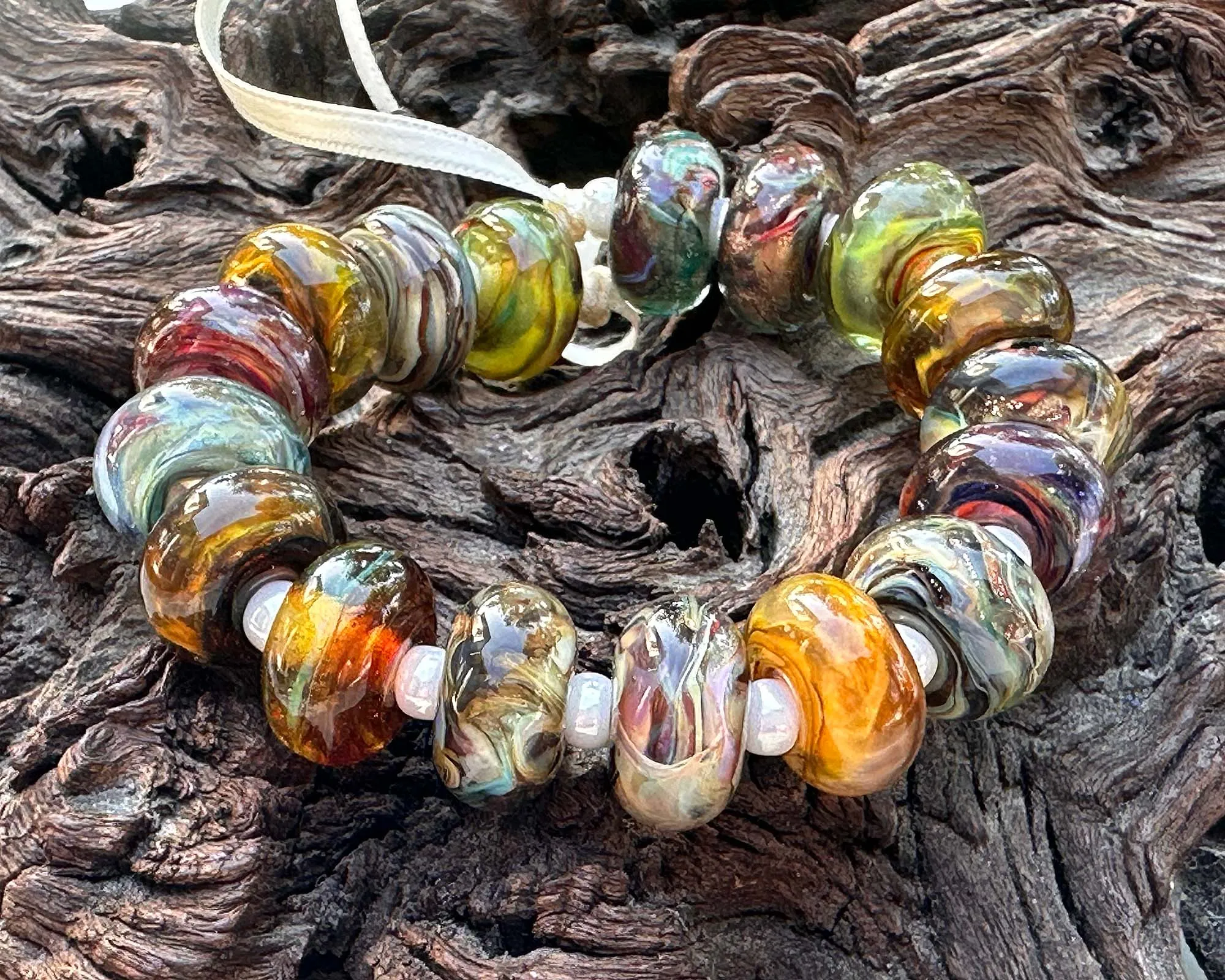 17 Fall Mix Lampwork Beads Mix SRA