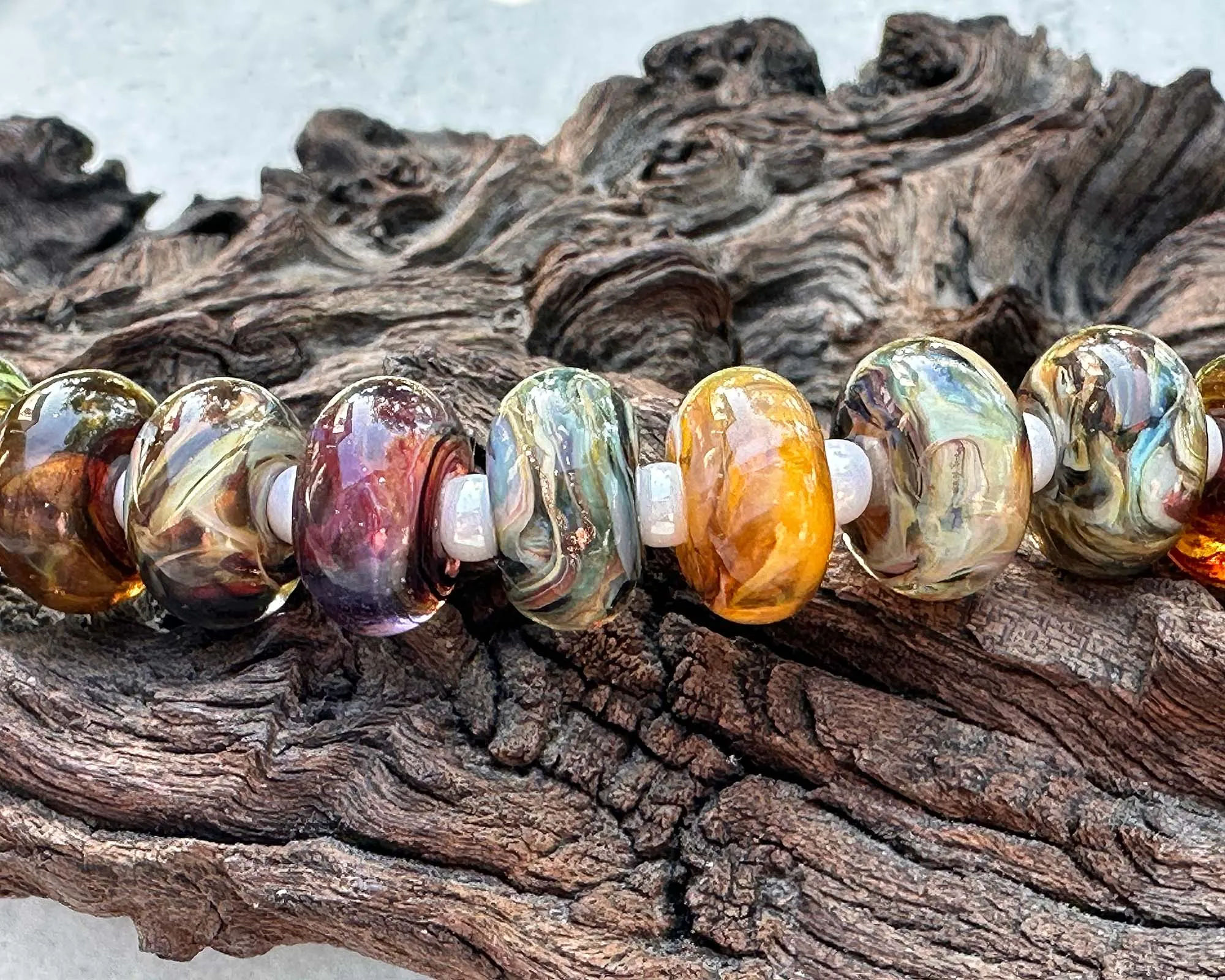 17 Fall Mix Lampwork Beads Mix SRA