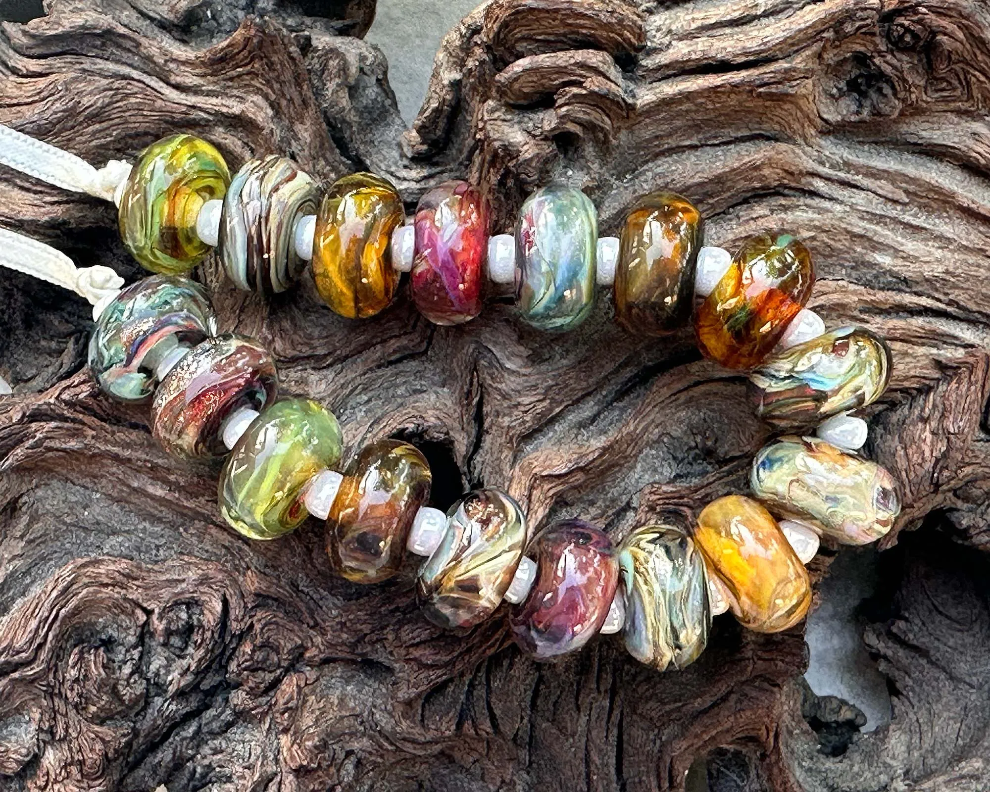 17 Fall Mix Lampwork Beads Mix SRA