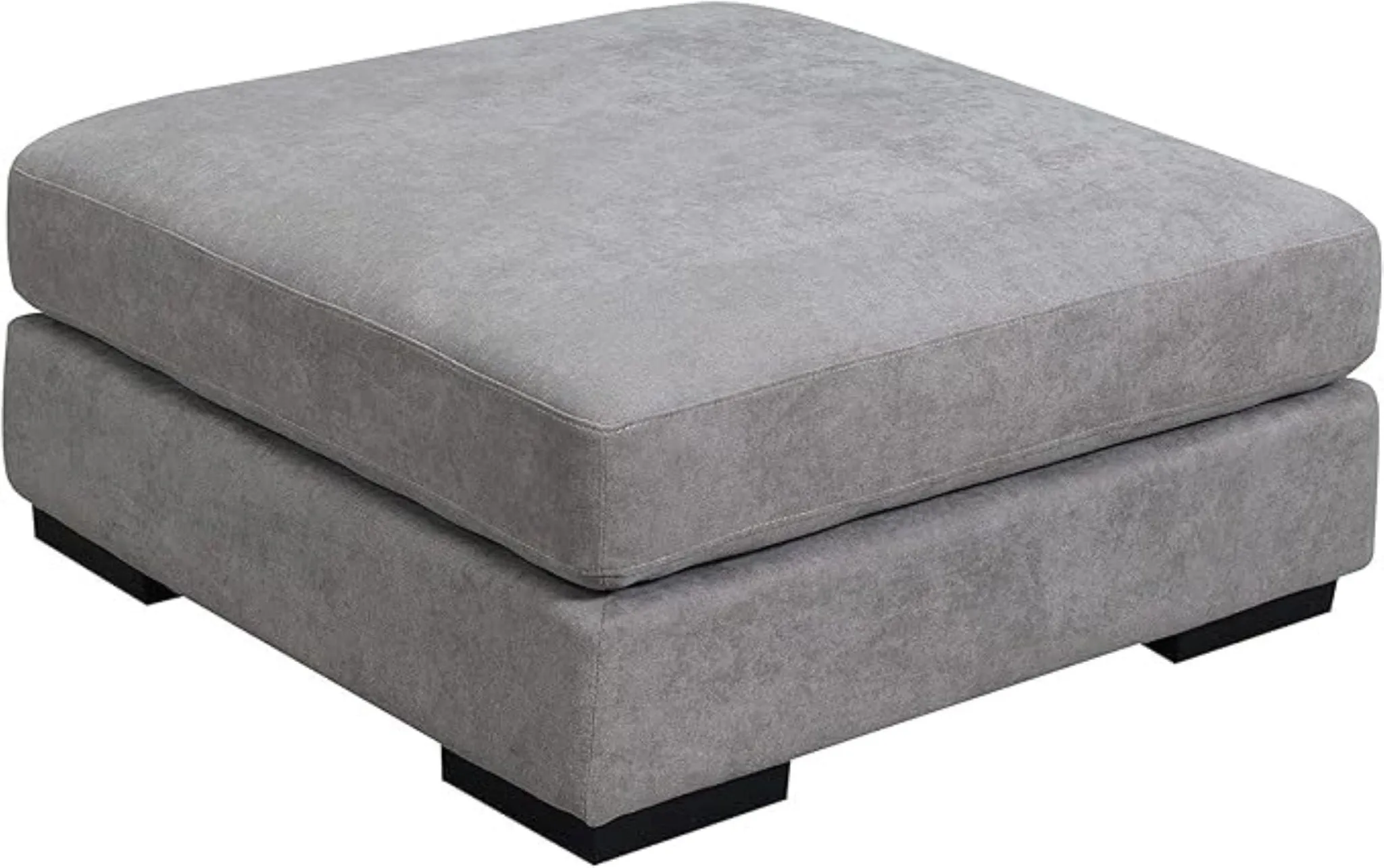 Arina Fabric Sofa With Ottoman for Living Room - Grey