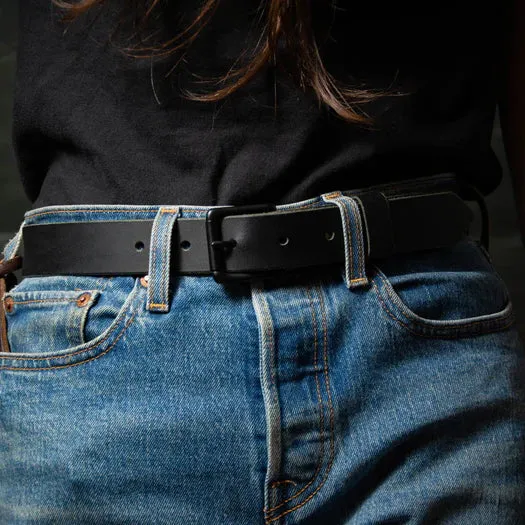 Ashfield Daily 9oz Leather Belt - Black