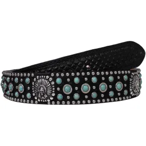 B782 - Black Roan Hair Belt