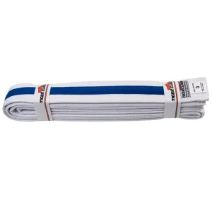 Belt - White w/ Blue Stripe