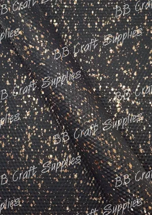 Black & Gold Geo Textured