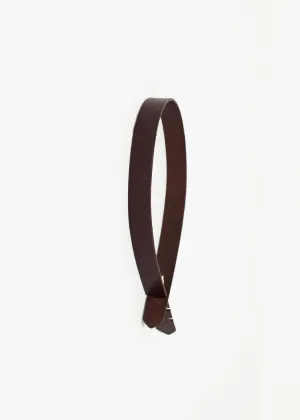 Buckle-less Belt in Brown