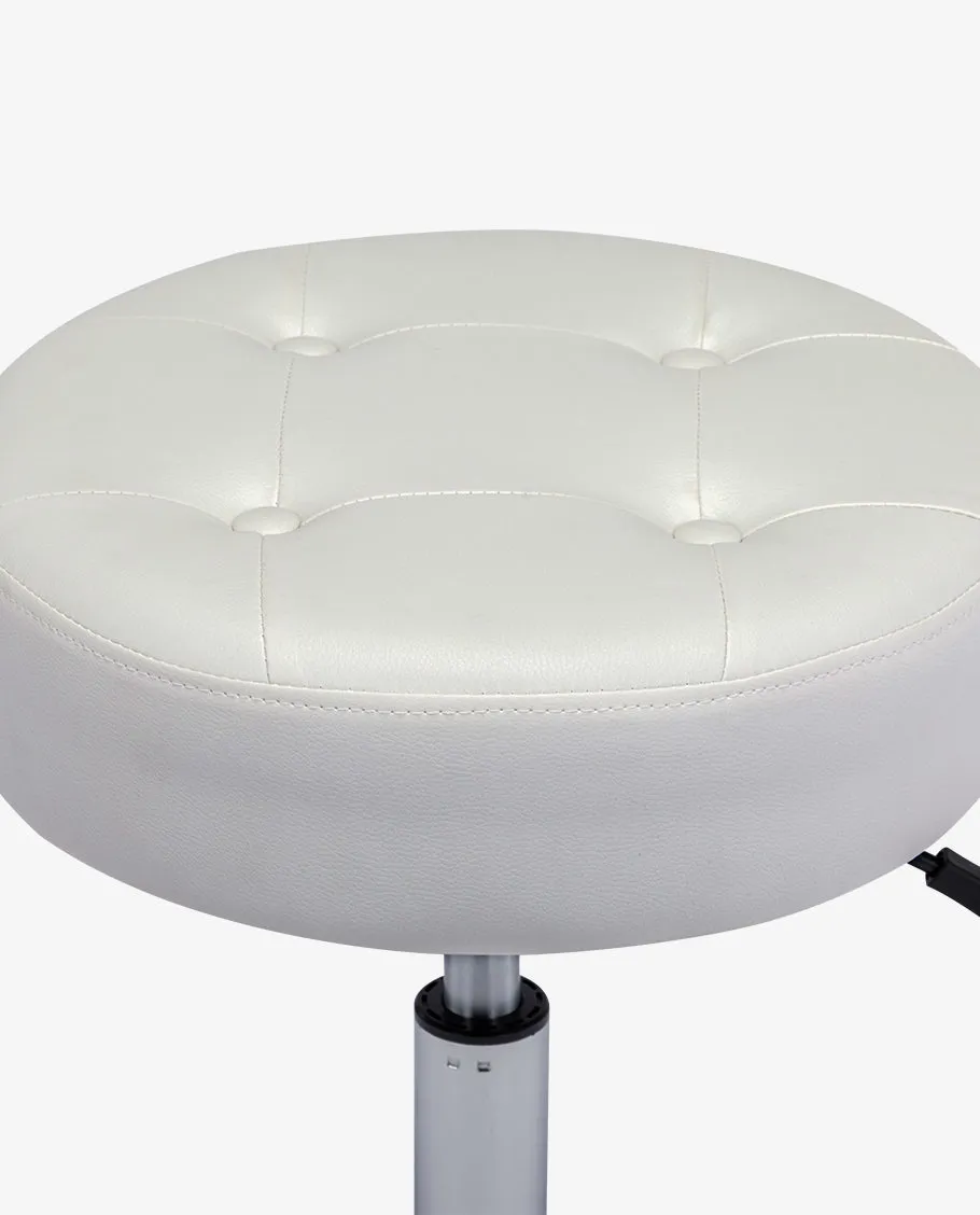 Burbank Portable Tufted Vanity Stool