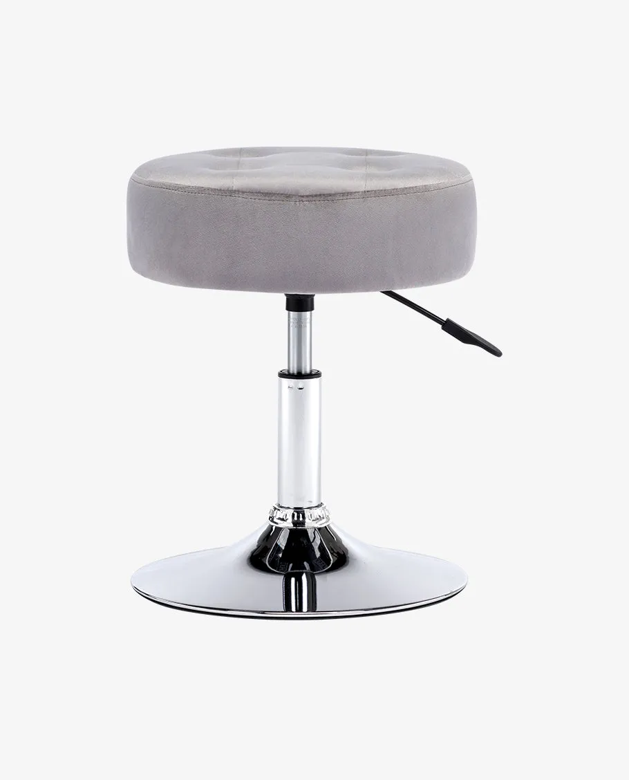 Burbank Portable Tufted Vanity Stool