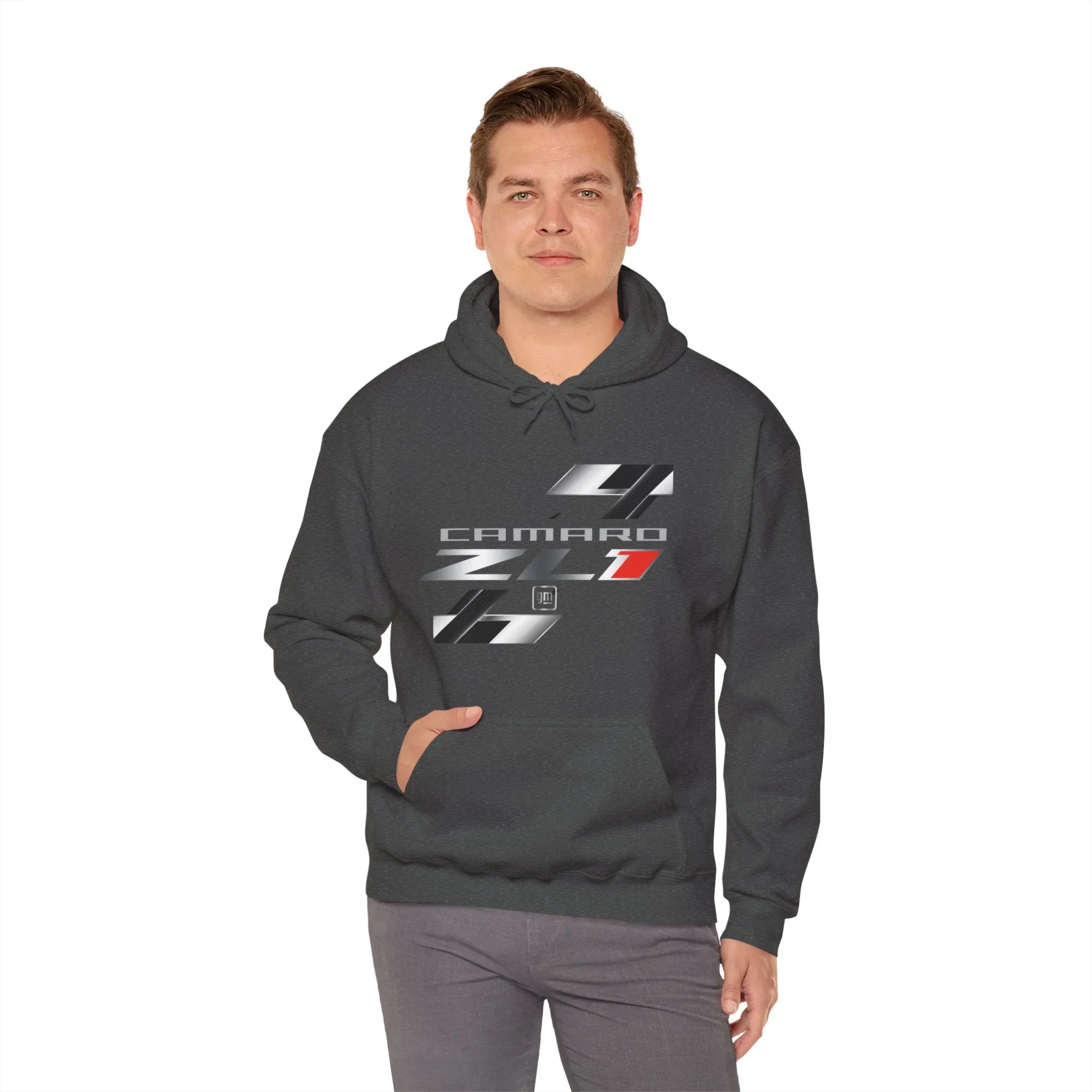 Camaro ZL1 Racing Flag Logo Fleece Hoodie