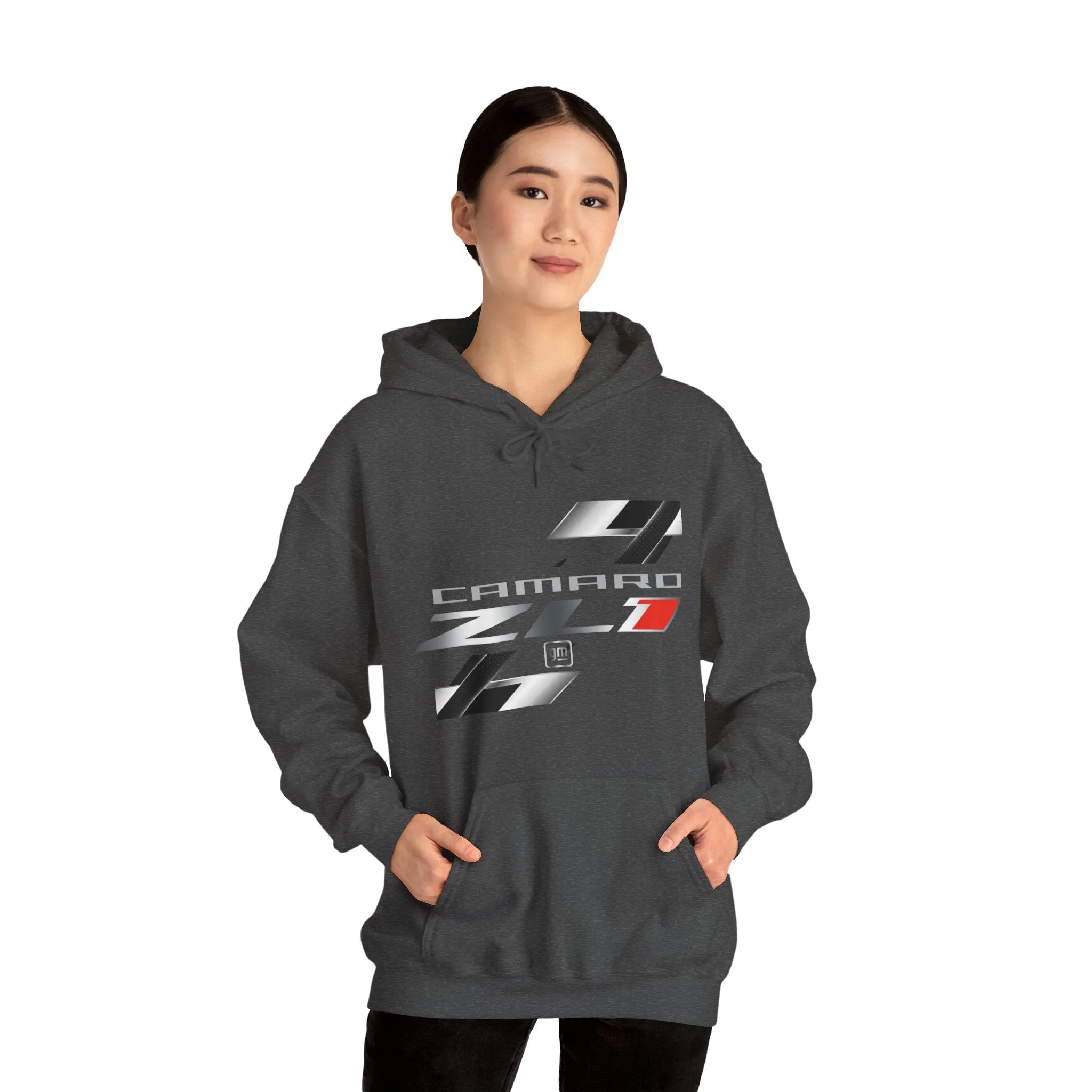 Camaro ZL1 Racing Flag Logo Fleece Hoodie