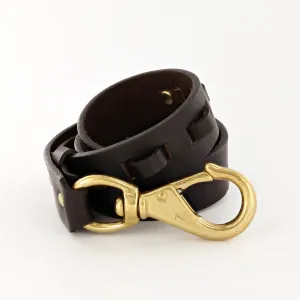 Cargo Leather Belt with No. 2 Snap Hook