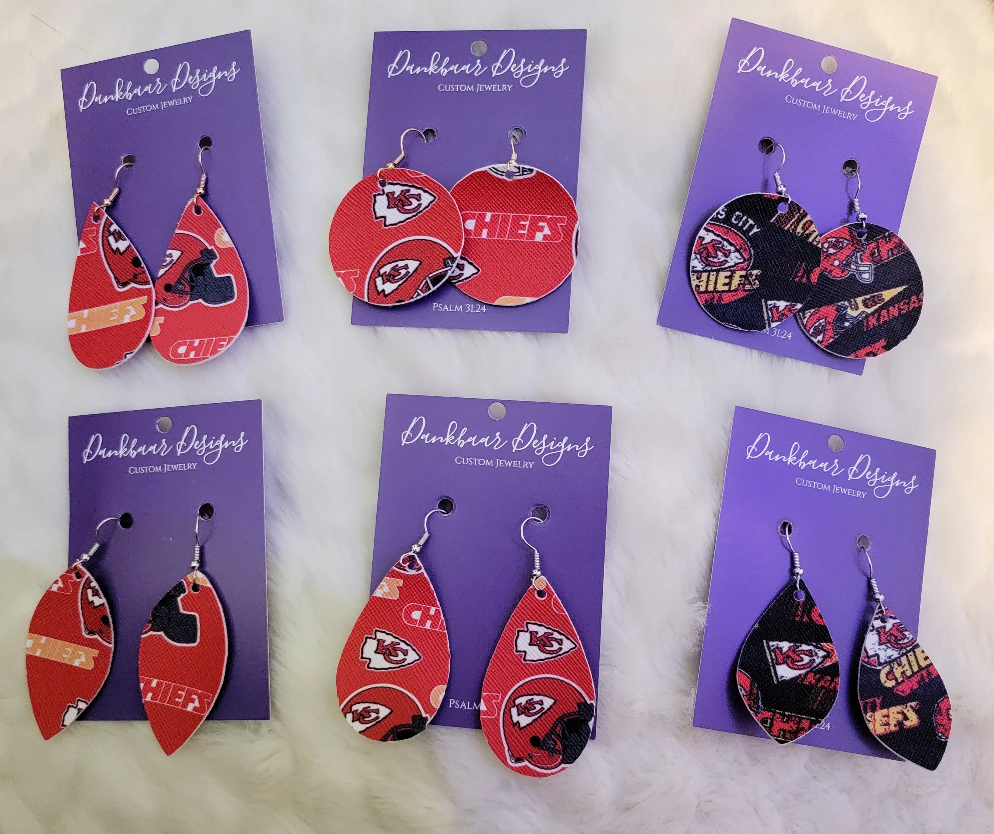 Chief's (NFL) Earrings