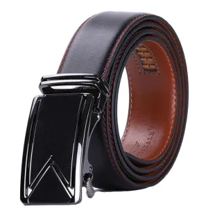 Classy Men Luxury Leather Dress Belt