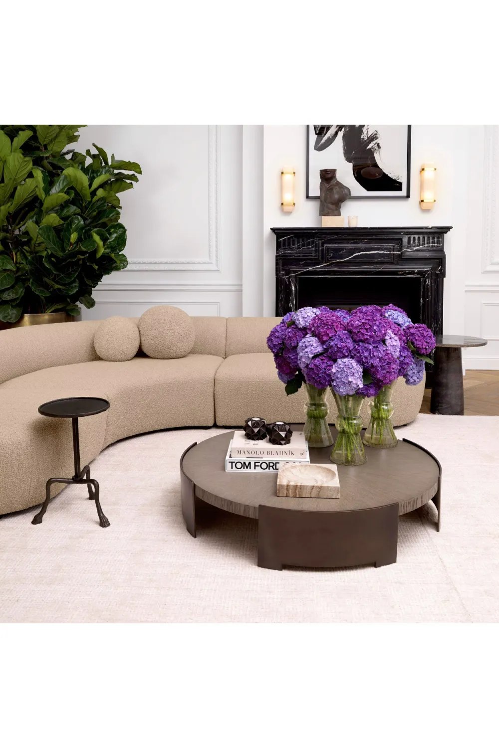 Contemporary Bronze Coffee Table | Eichholtz Quinto