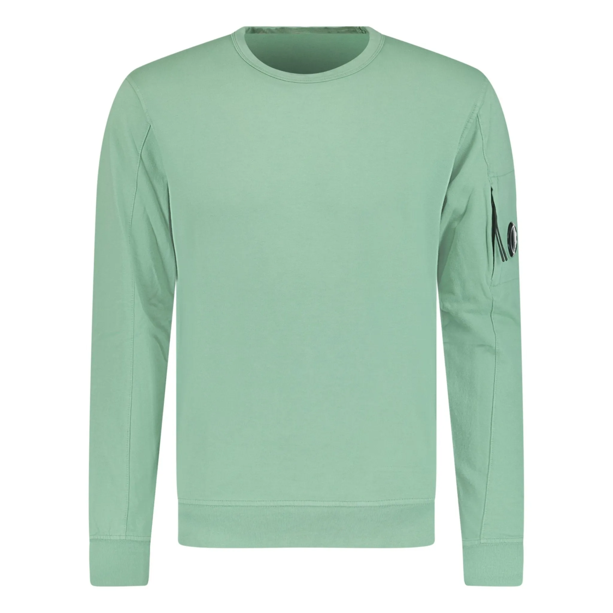 CP COMPANY GREEN BAY LIGHT FLEECE CREW NECK