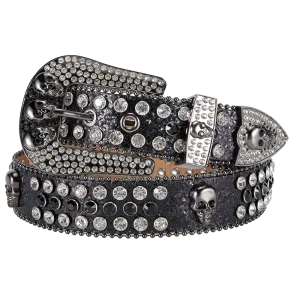 Dream Apparel Premium Strap Men Women Western Fashion Bling Bling Rhinestones Crystal Diamond Belts