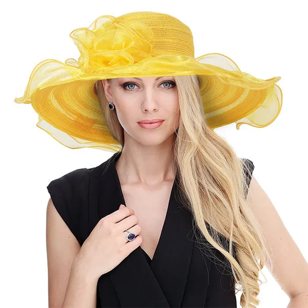 Kentucky Derby Hat Women Church Hat for Wedding Tea Party S053