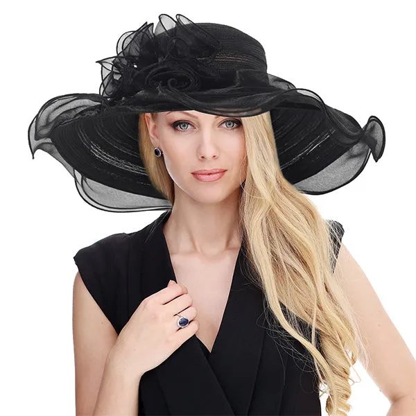 Kentucky Derby Hat Women Church Hat for Wedding Tea Party S053