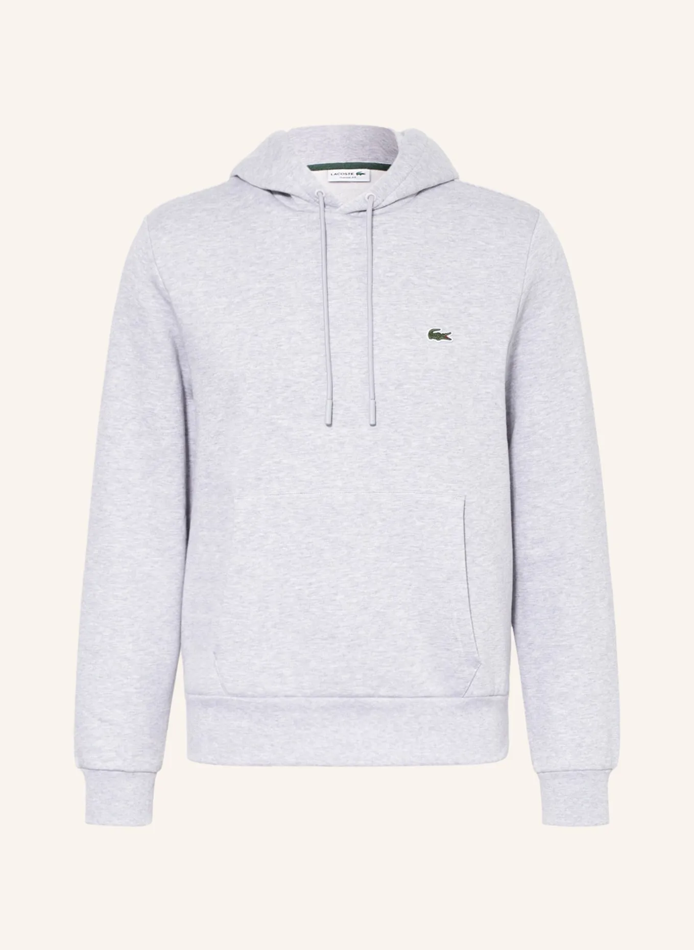 LACOSTE hoodie, light gray