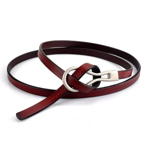 Luxury Women Belts Cow Genuine Leather Fashion Design Strap Female Adjustable Belt Women Belt