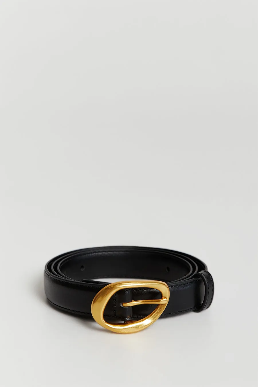 MARGOT BLACK LEATHER BELT