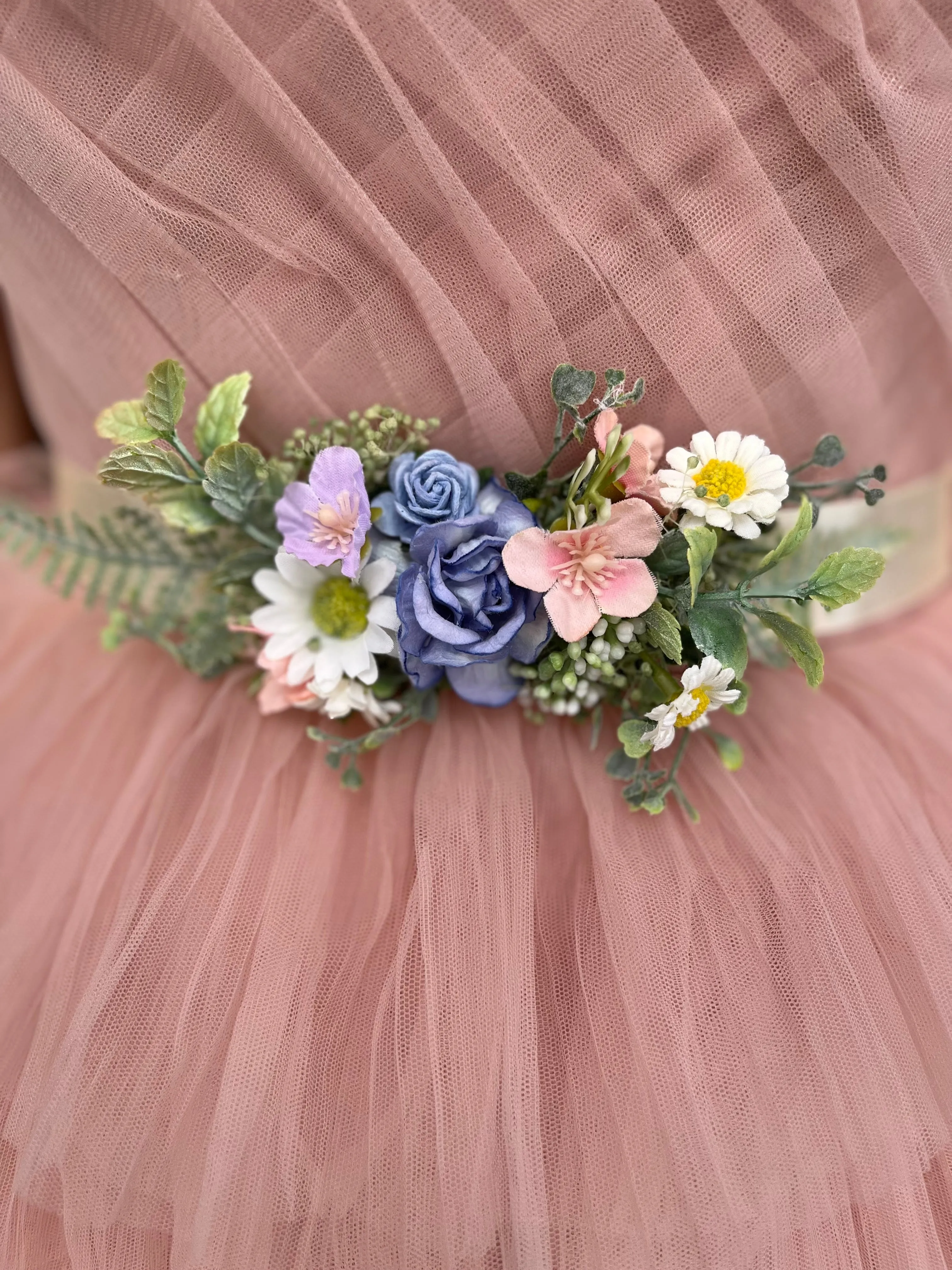 Meadow daisy flower belt