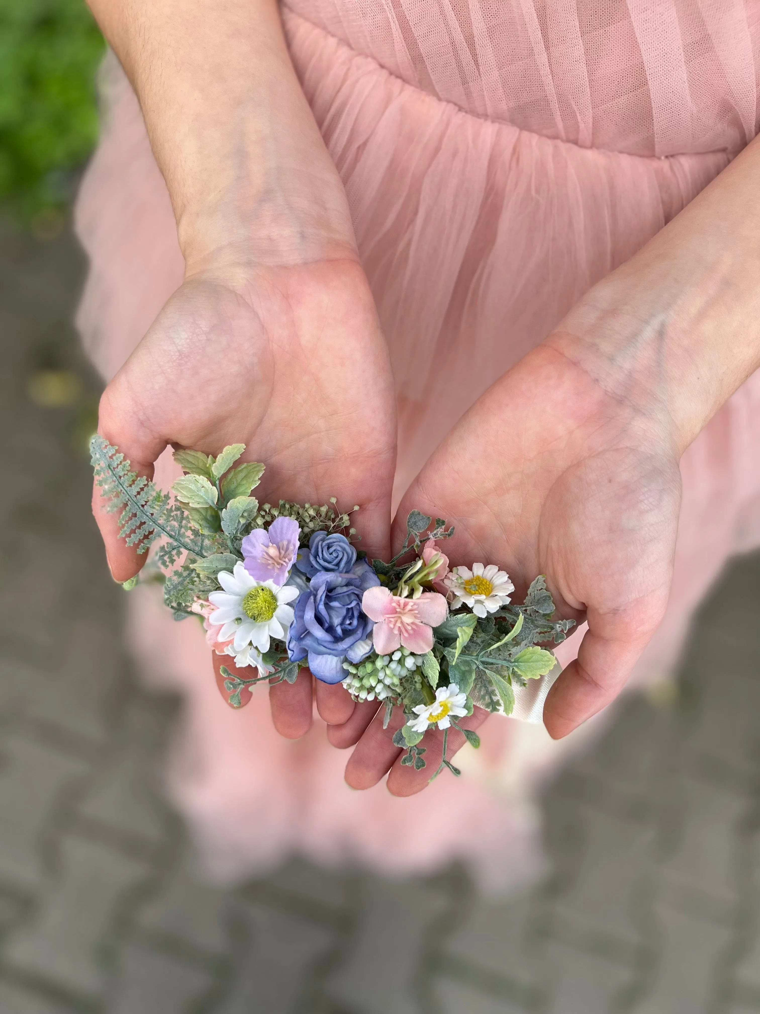 Meadow daisy flower belt