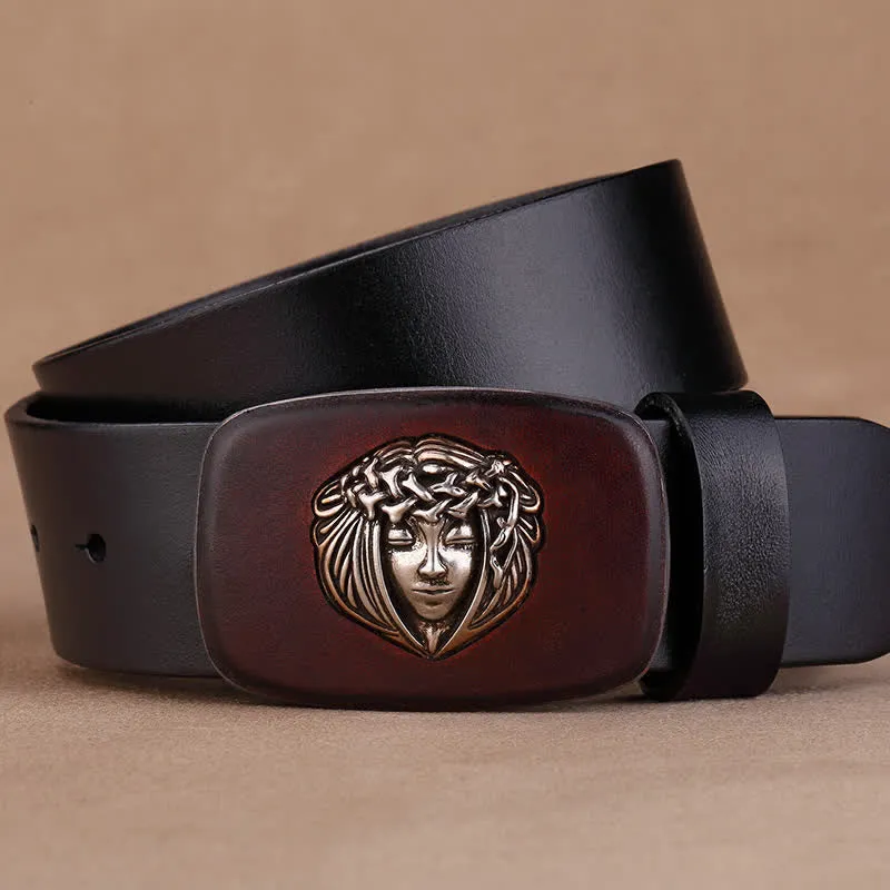 Men's Mysterious Medusa Retro Leather Belt