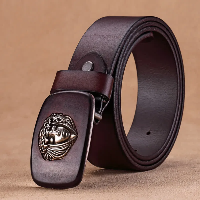 Men's Mysterious Medusa Retro Leather Belt