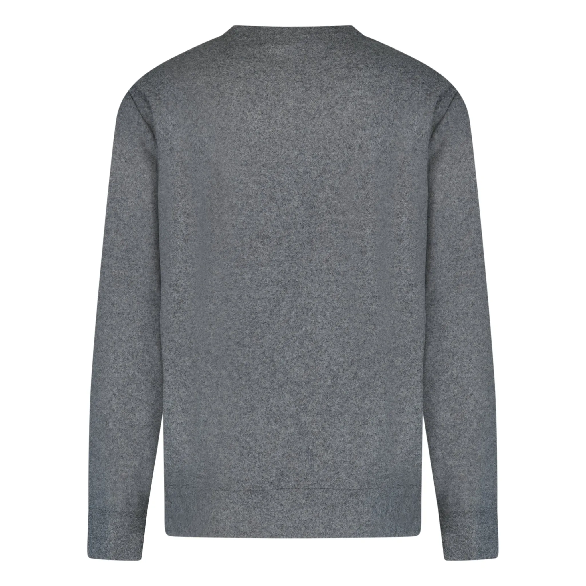 MONCLER FLEECE LOGO SWEATSHIRT GREY