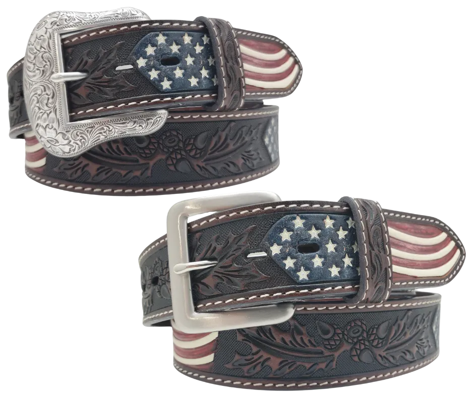 "The Old Glory" Leather Belt