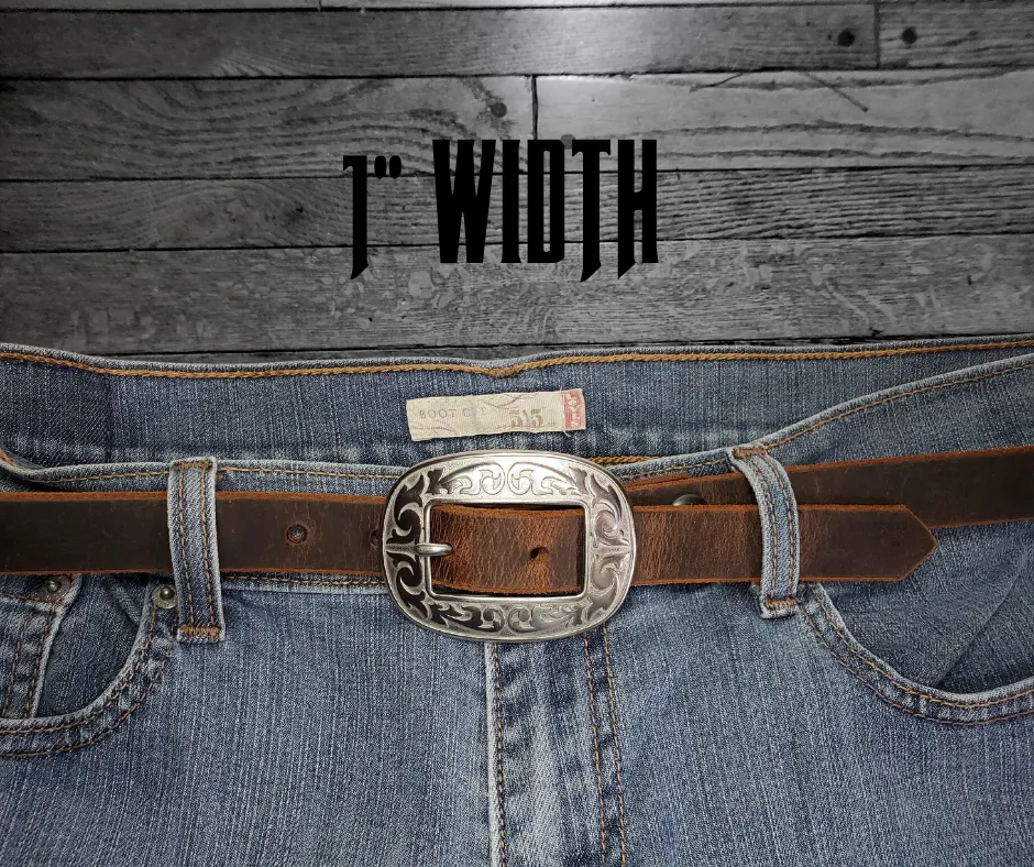 "The Sonora" Viejo Marron Ladies Belt