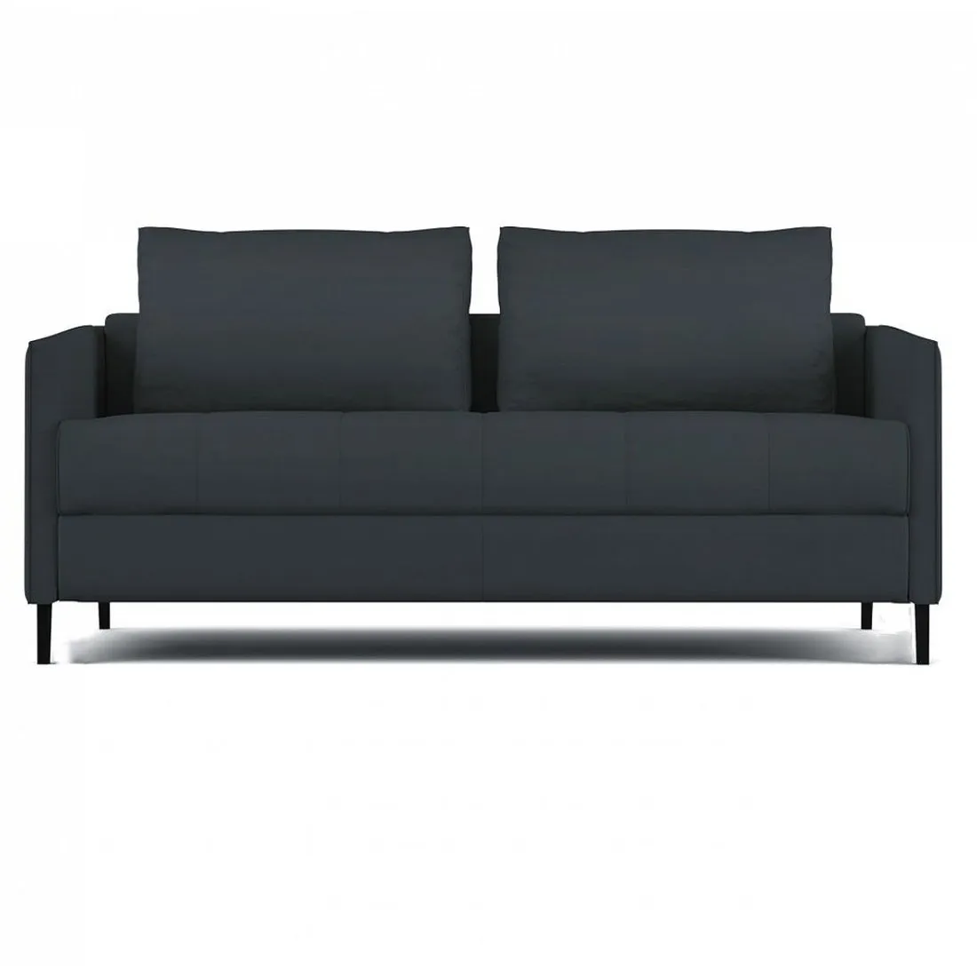 Rebecca 2 Seater Fabric Sofa For Living Room - Dark Grey