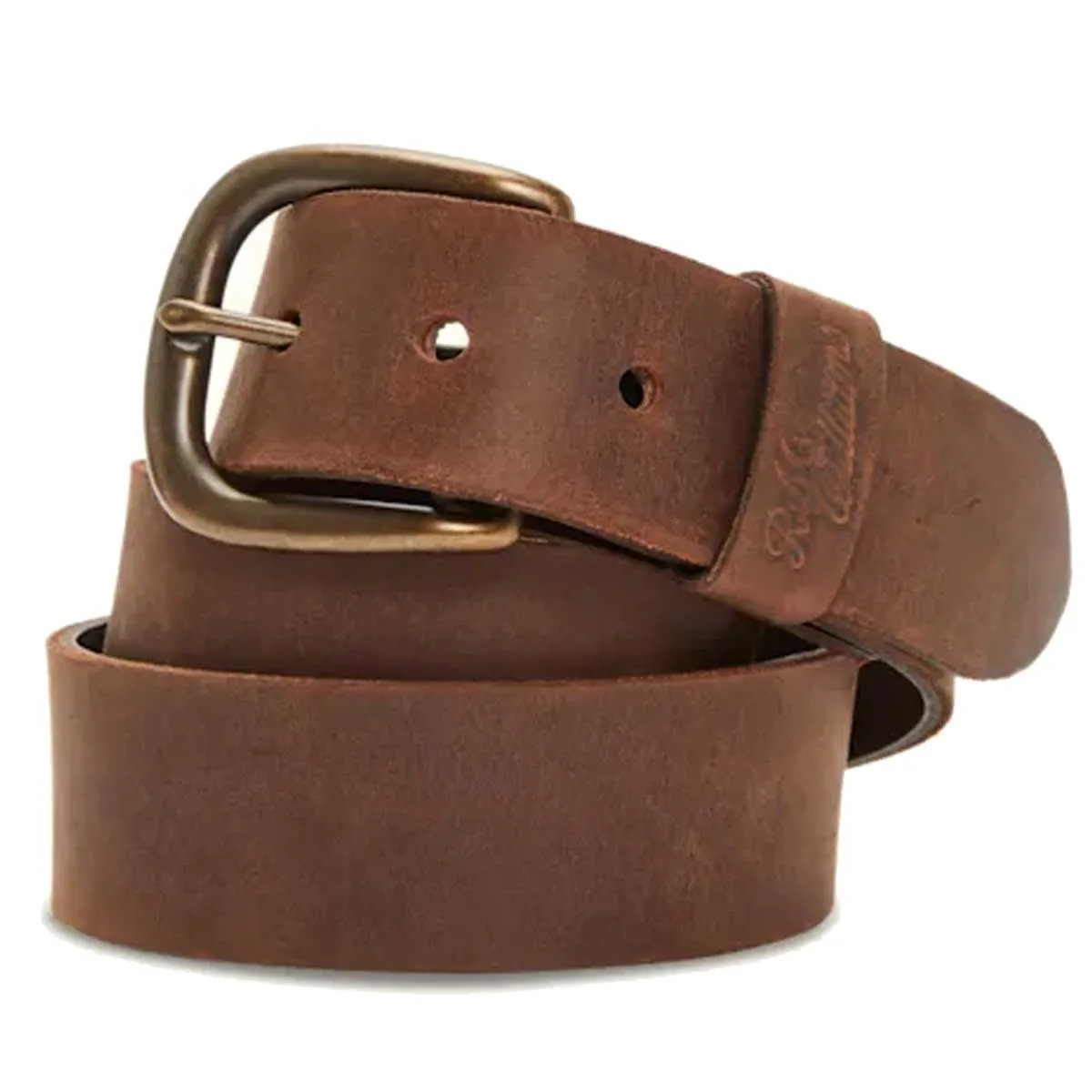 RM WILLIAMS Goodwood Double Butt Leather 1.5" Belt - Mens - Bark