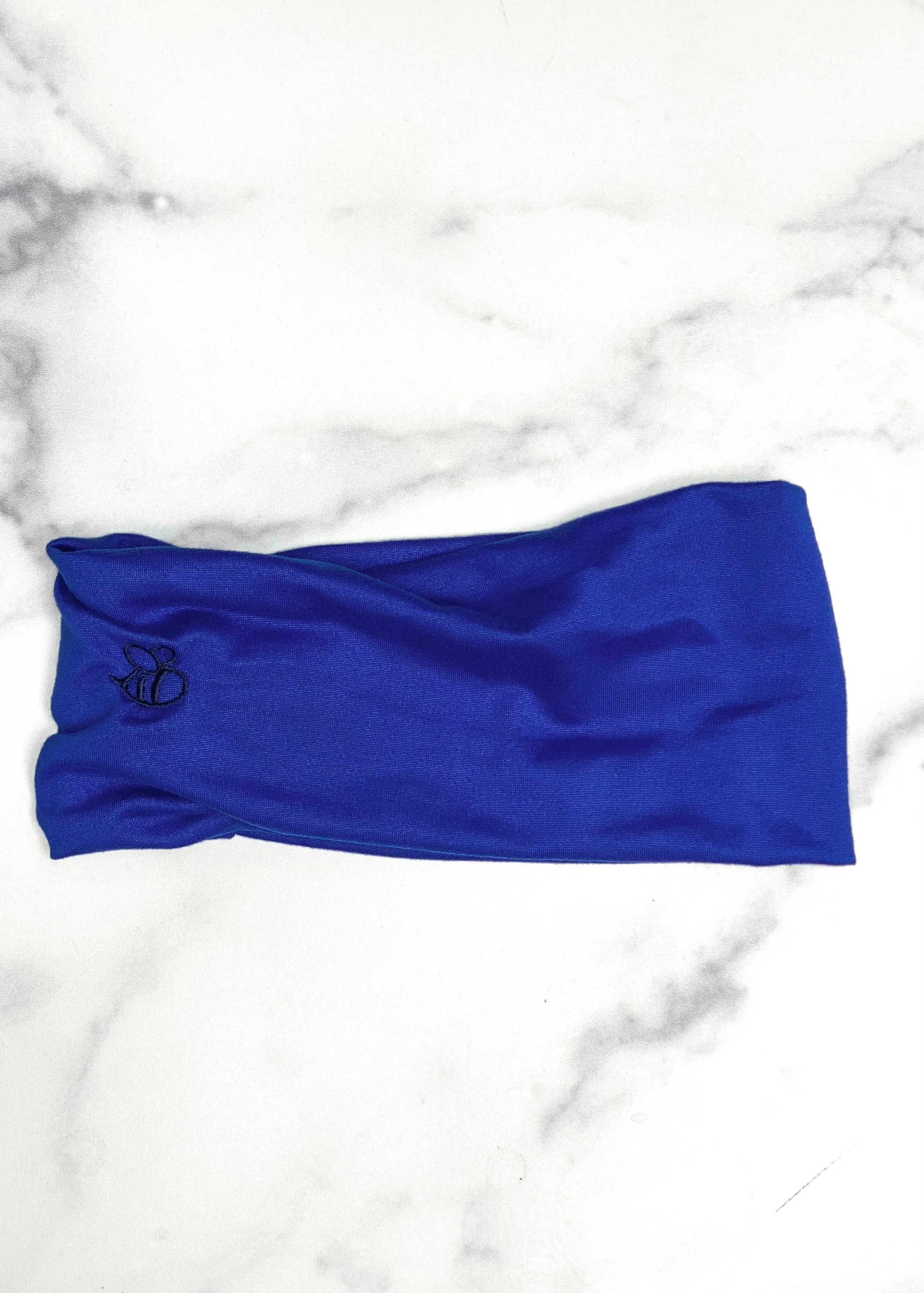 Royal Blue Extra Wide Yoga Headband