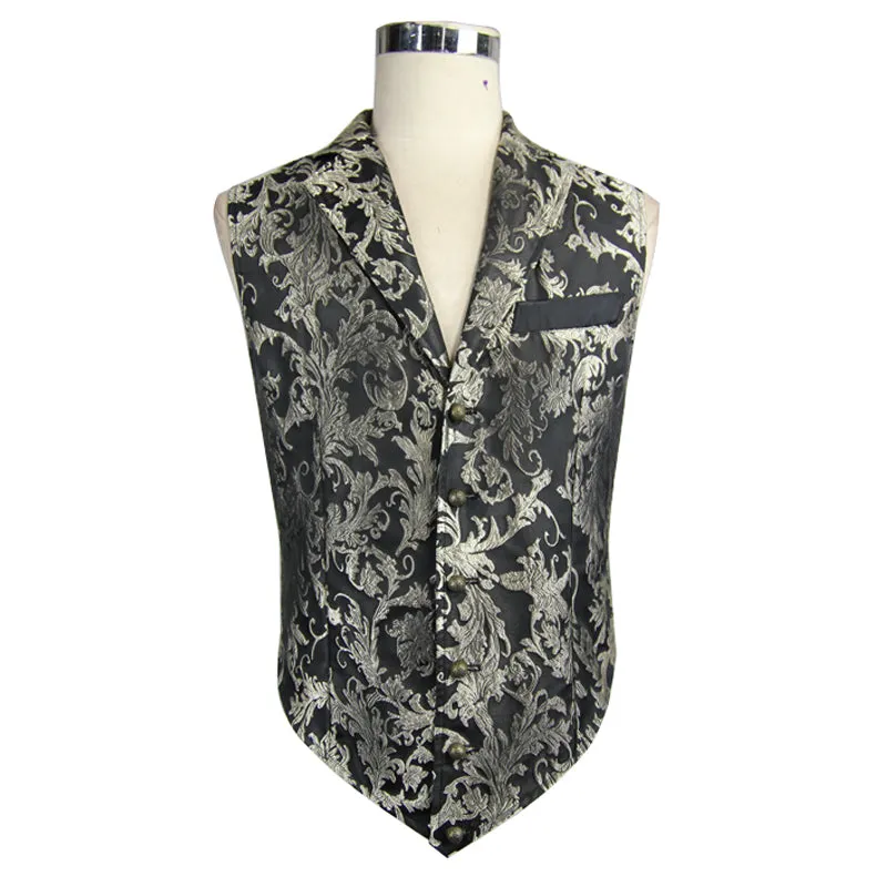 Silver Elegance Men’s Vest