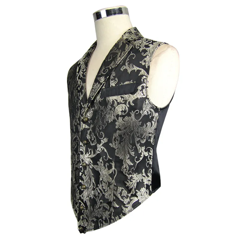 Silver Elegance Men’s Vest