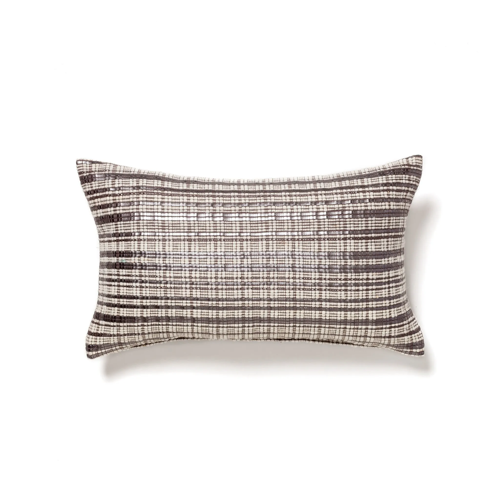 Silver Tweed Cushion