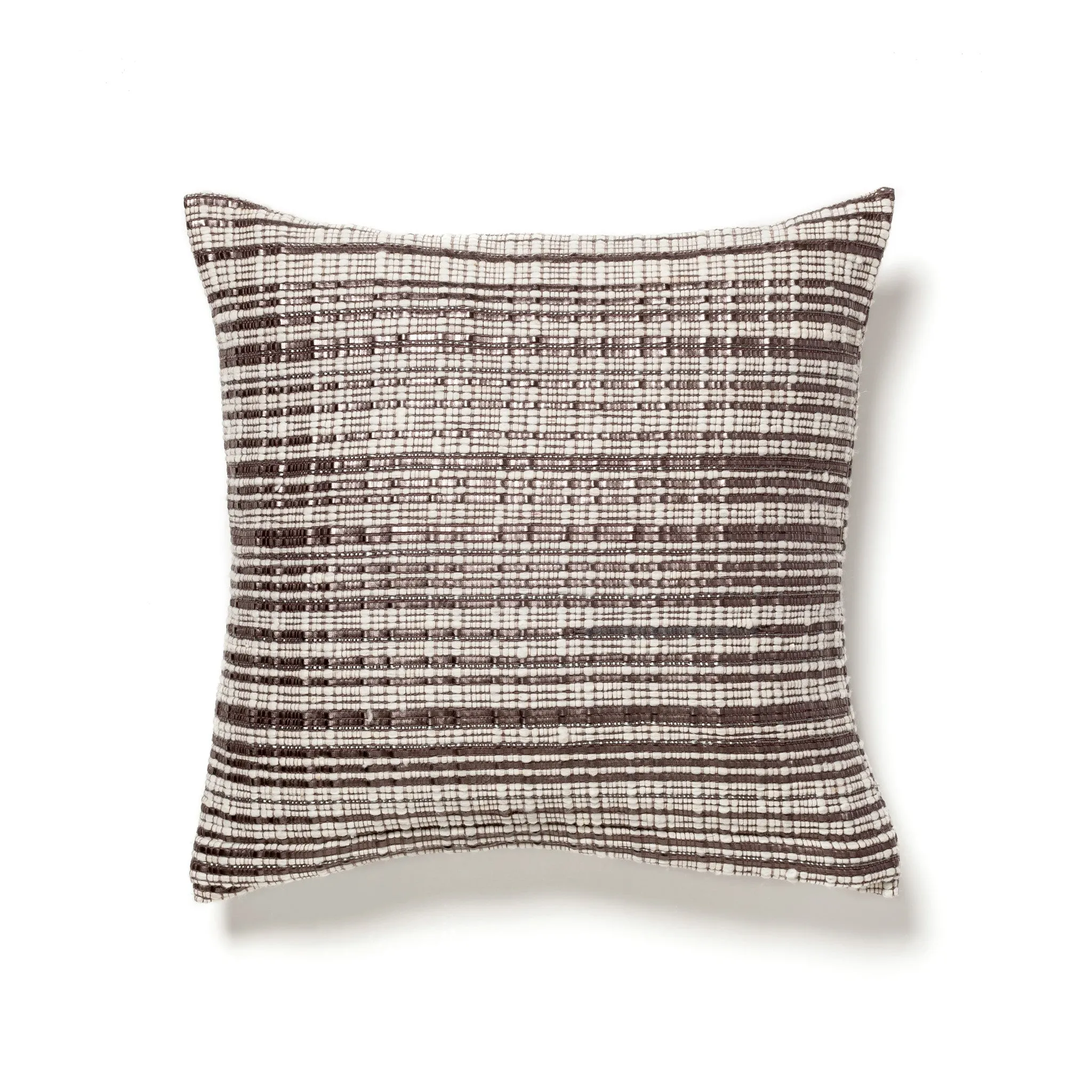 Silver Tweed Cushion