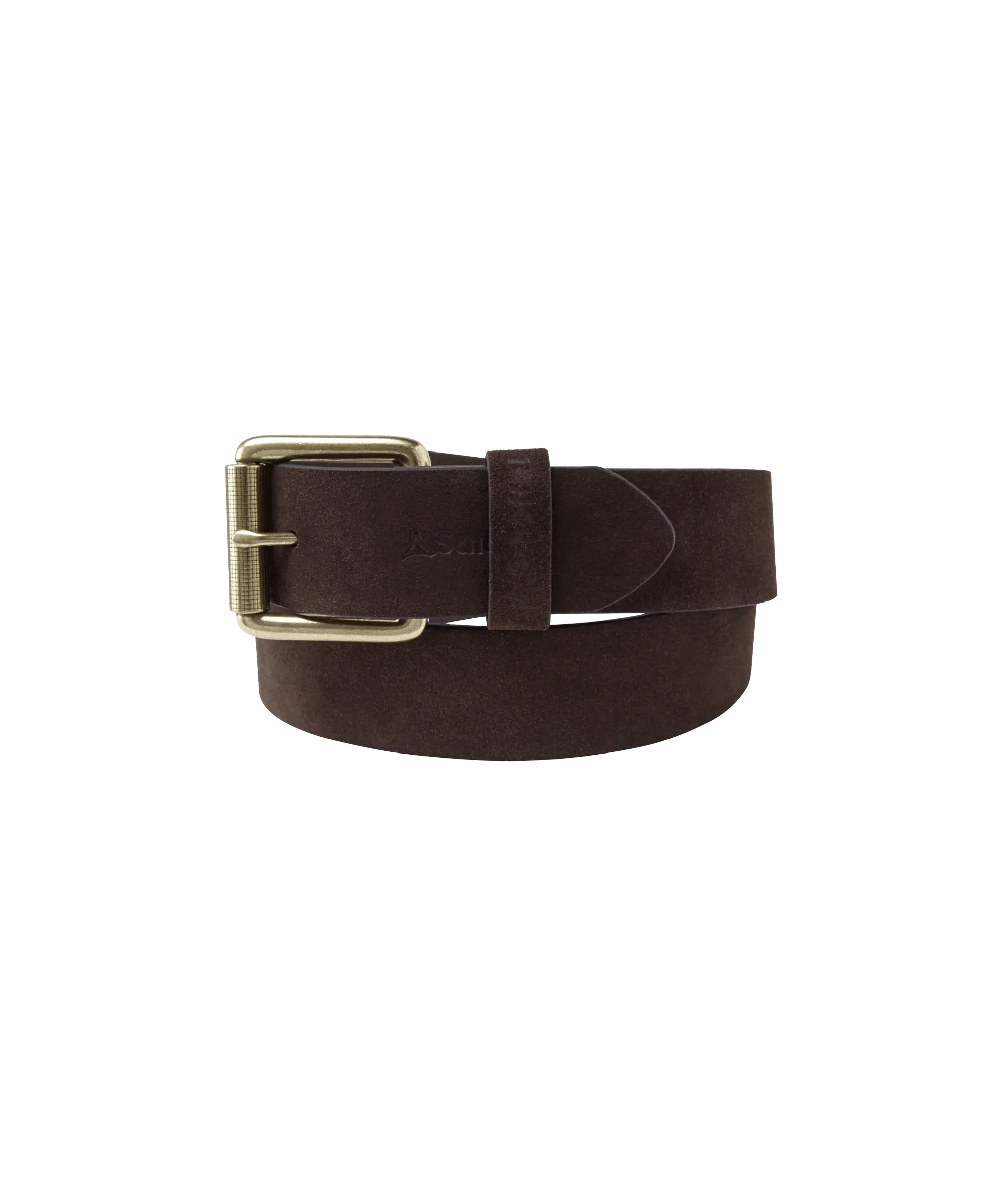 Suede Belt - Dark Brown