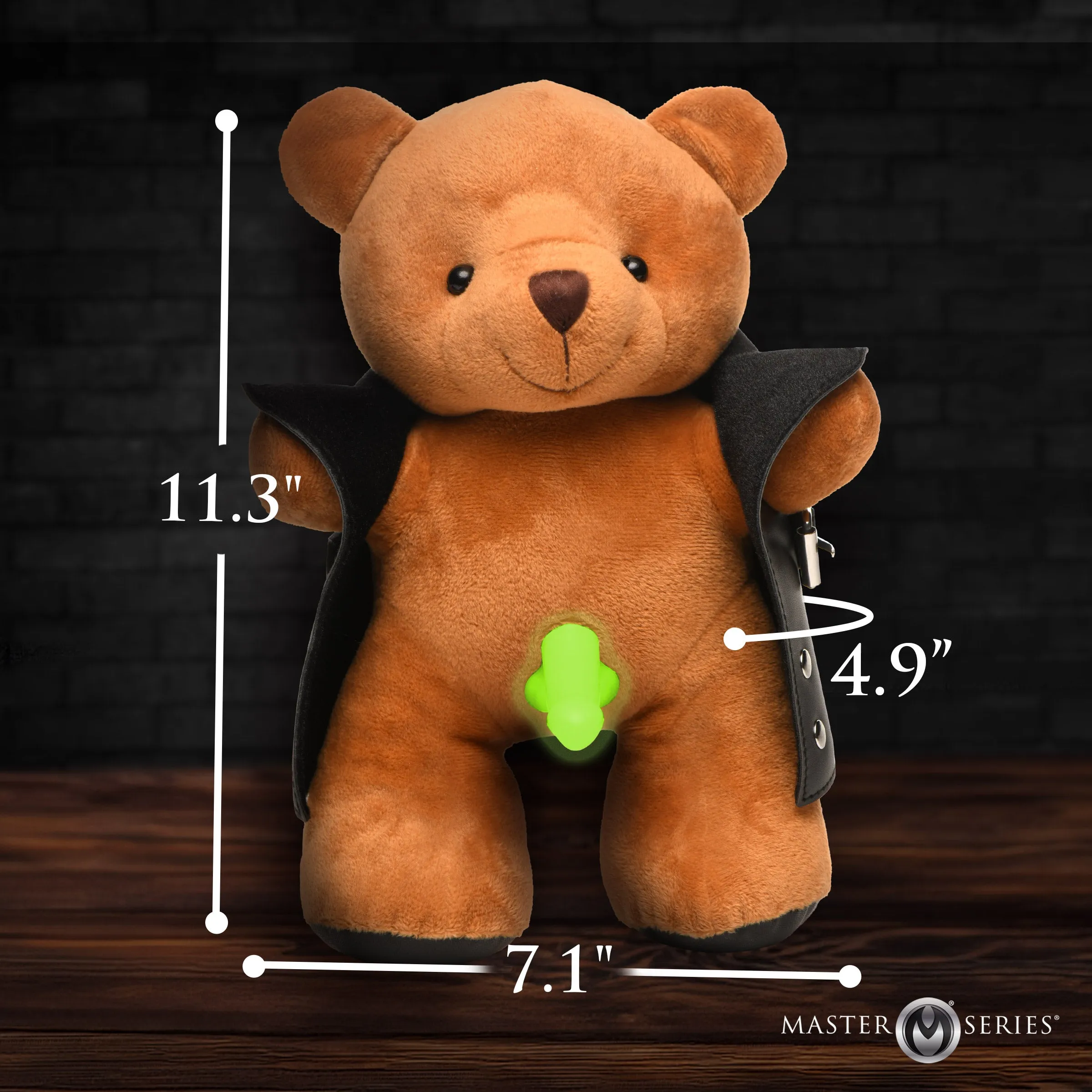 The Flasher Glow-in-the-Dark Exhibitionist Teddy Bear