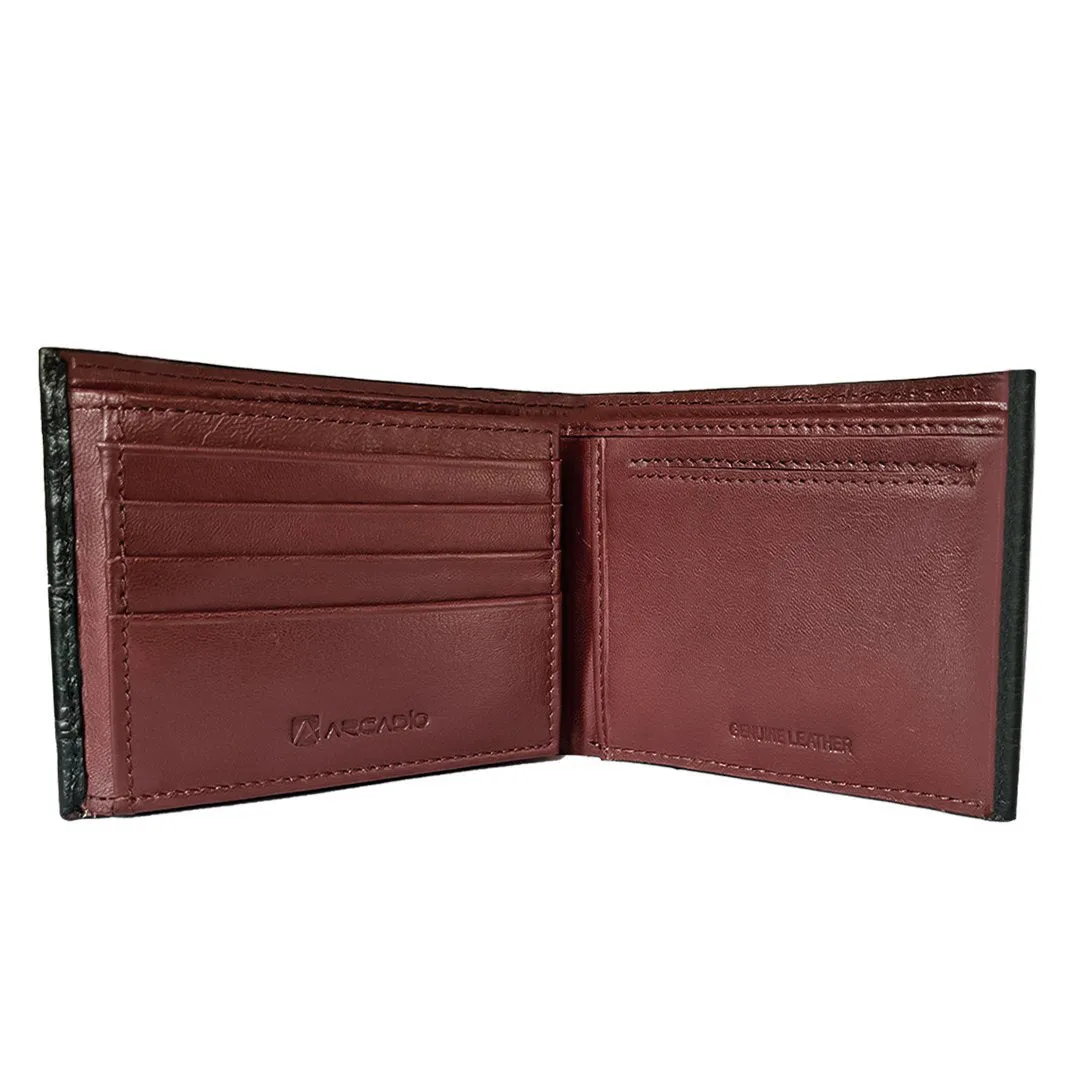 TWIN FUN Dual Toned Leather Wallet ARW1010BK