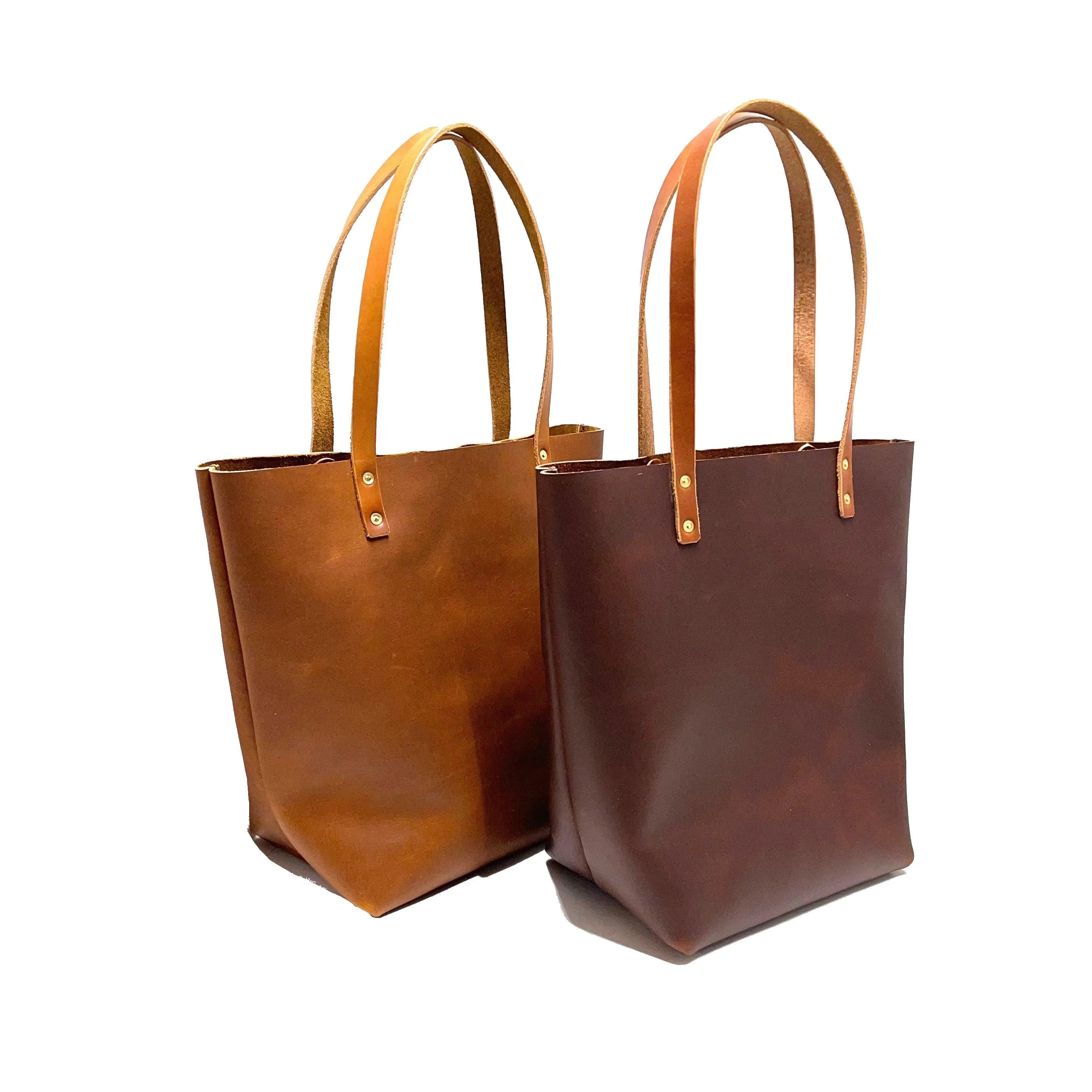 Urban Leather Tote Bag in Walnut