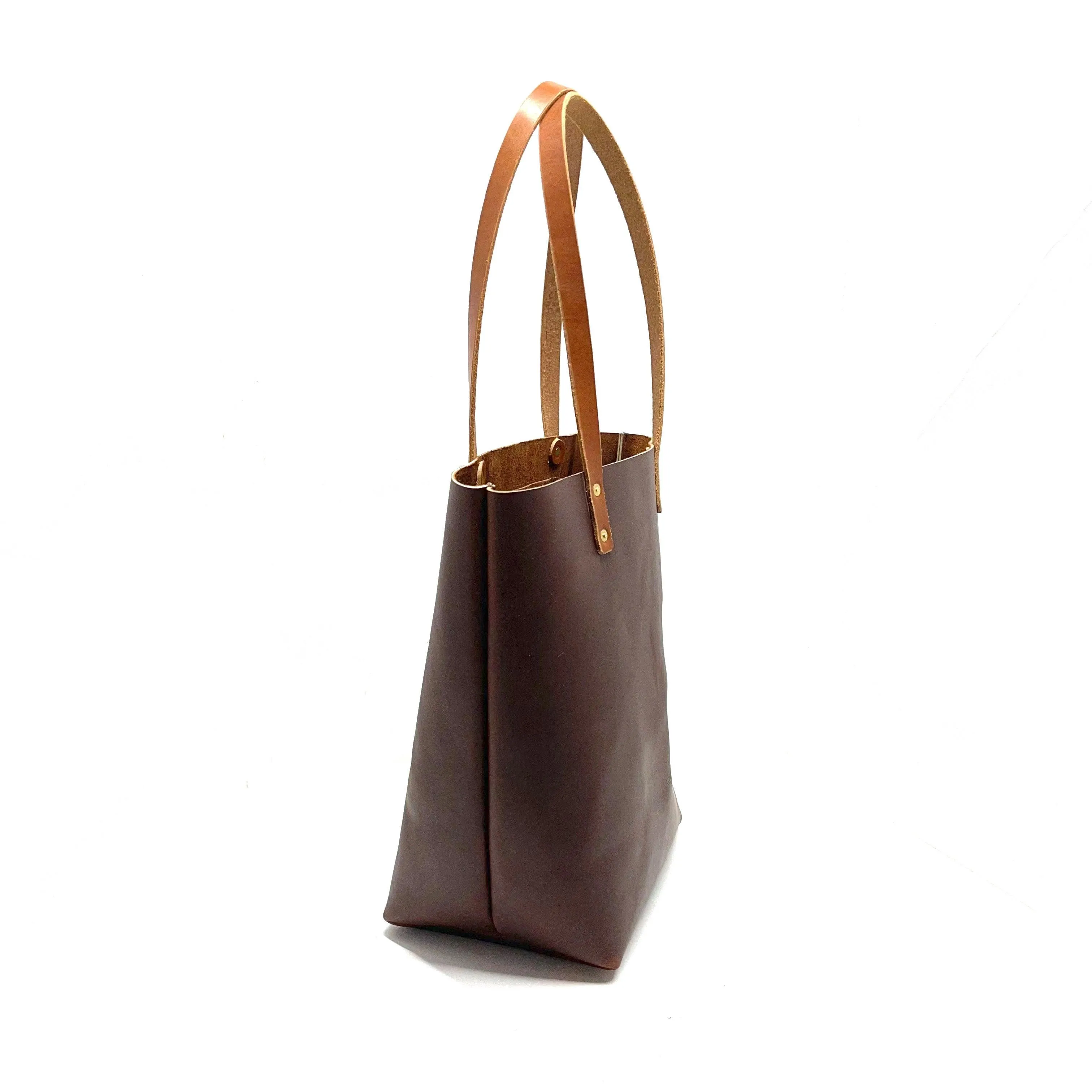 Urban Leather Tote Bag in Walnut