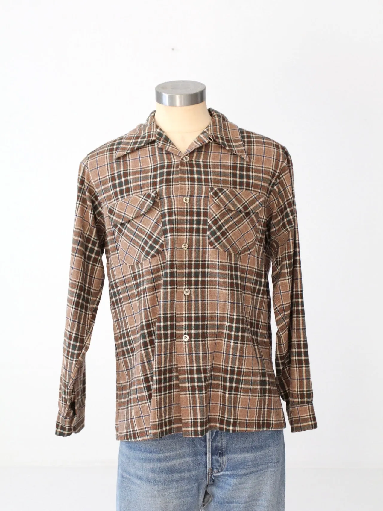 vintage men's plaid shirt by Pendleton