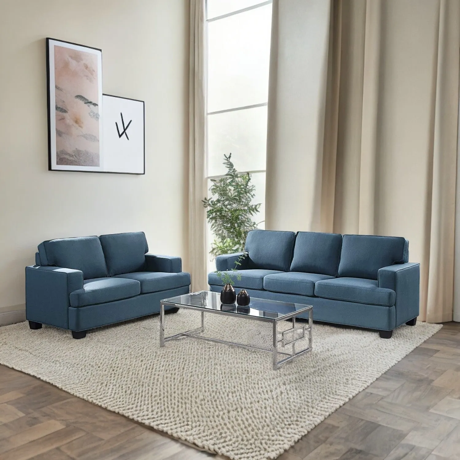 Vito Fabric Sofa Set for Living Room