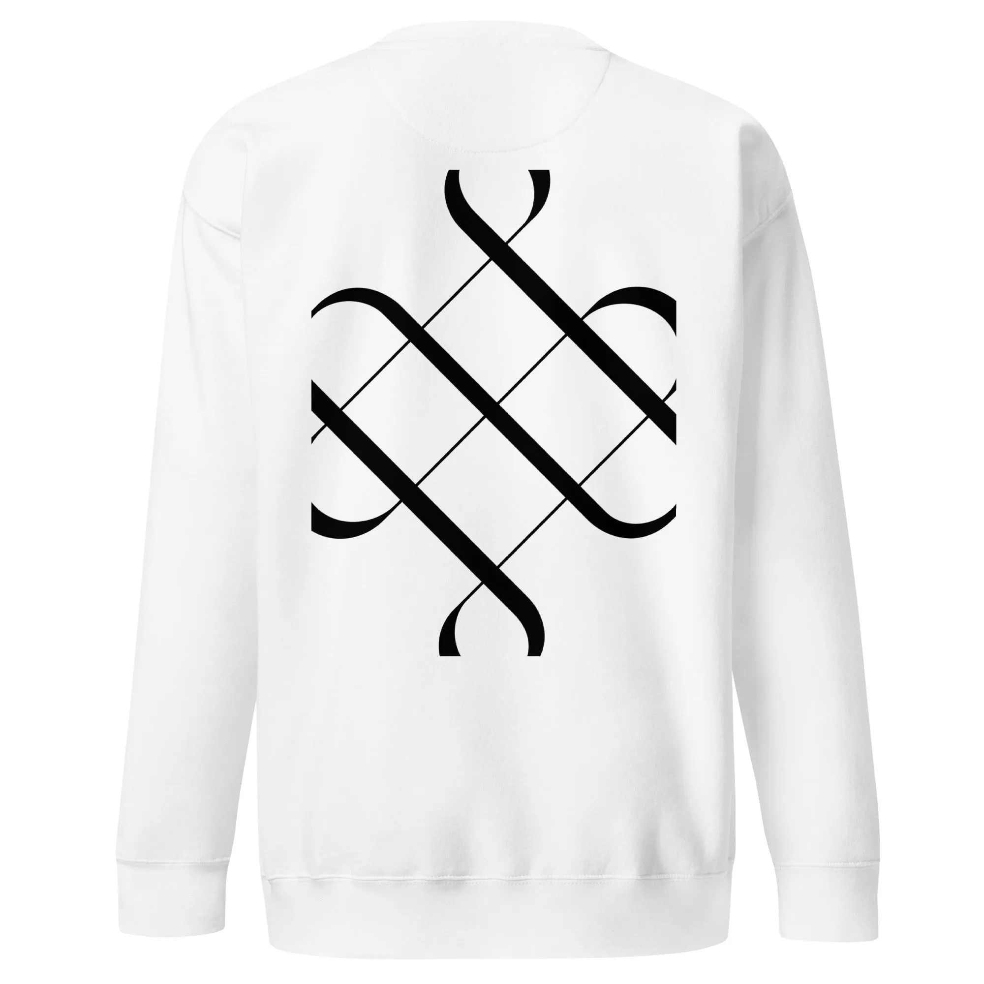 White Aquarius Unisex Zodiac Sweatshirt