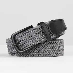 Woven Leather Belt Men's Pant Women's Jeans